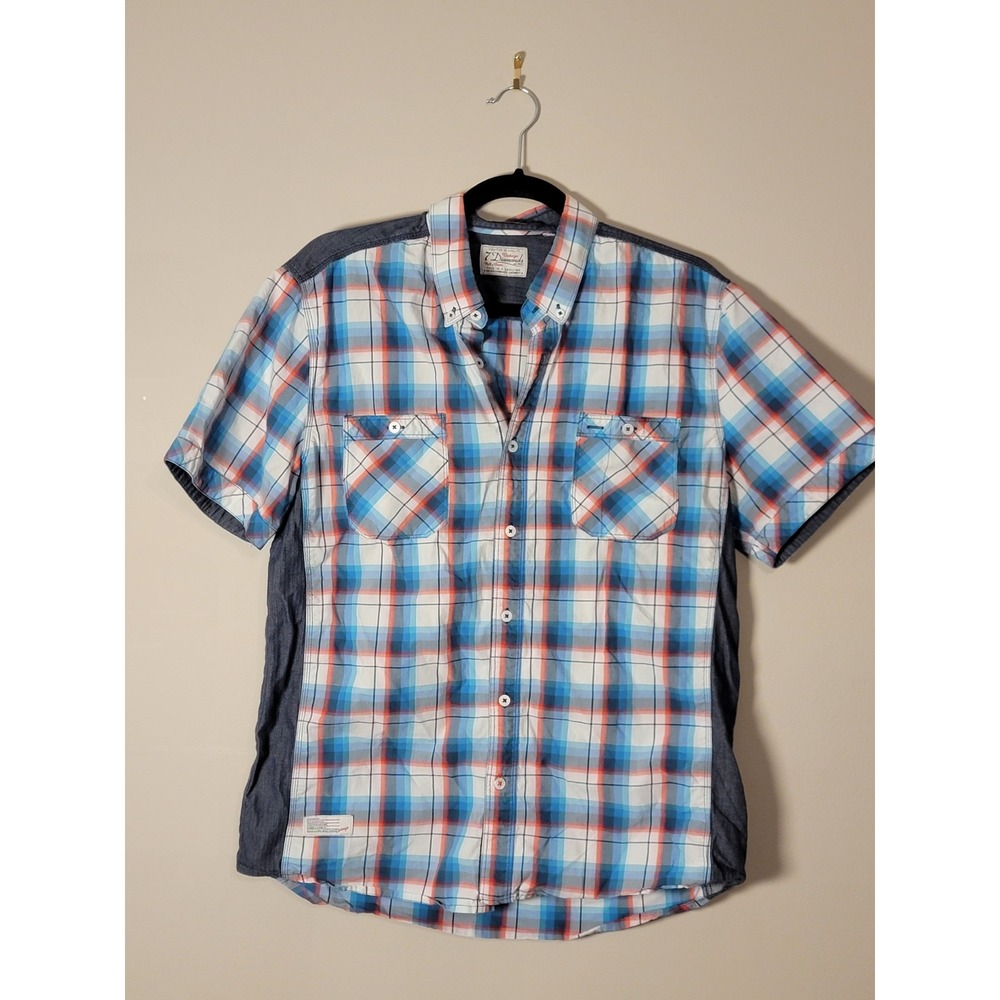 Vintage Seven Diamonds Button Up Shirt Mens Large‎ L
